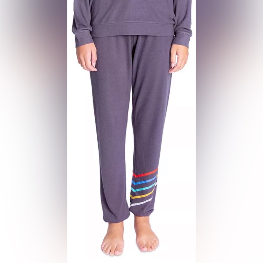 Insomniax Printed Jogger Pajama Pants Grey size Small